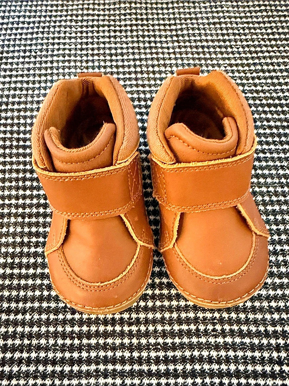 Stride Rite SM Mateo Boys US 6M Brown Leather Shoes